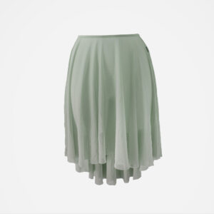 Jupe en tulle elastique verte olive