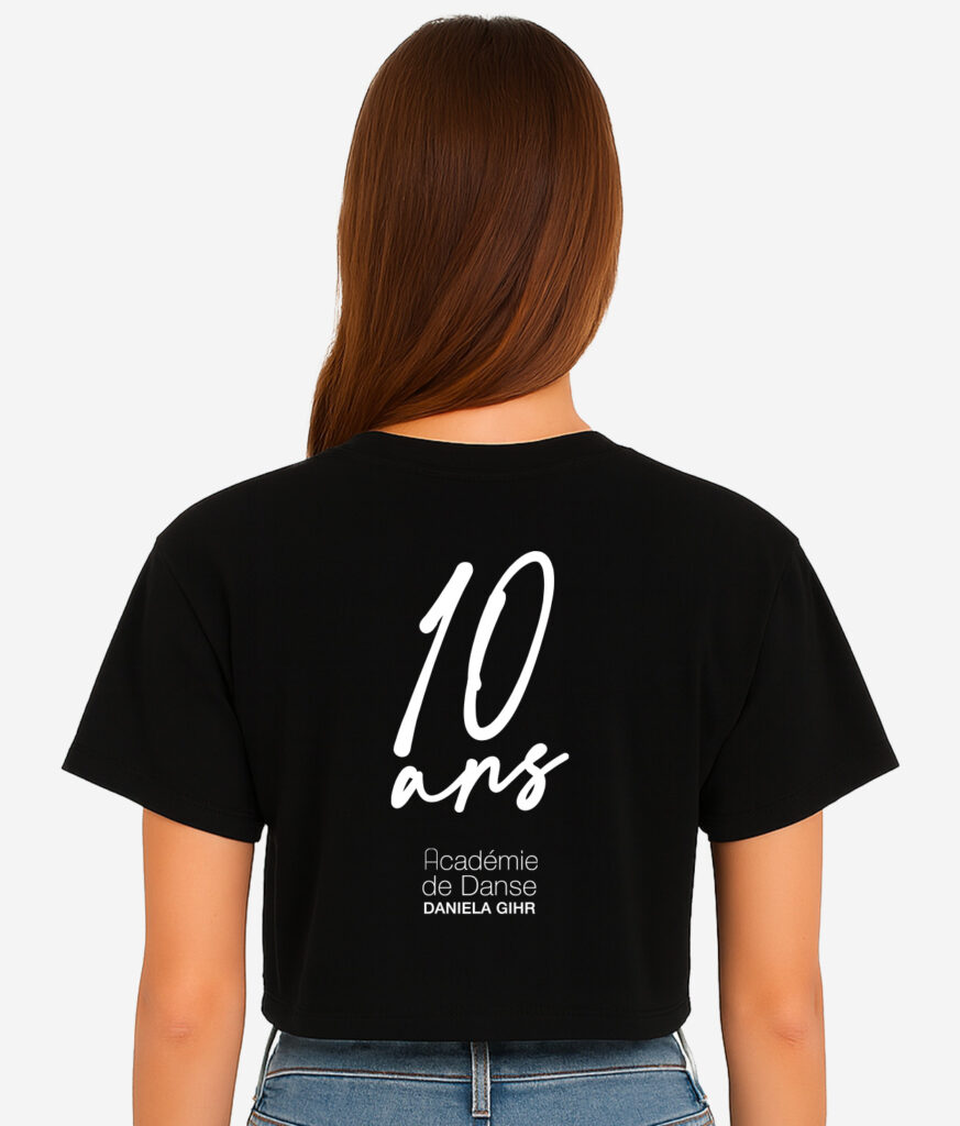 Tee-shirt crop top