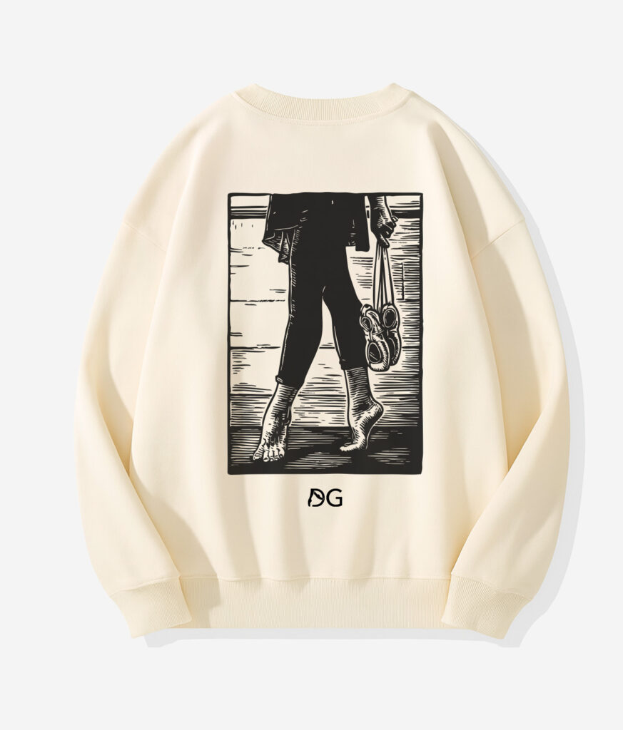 Sweat, col rond, décontracté