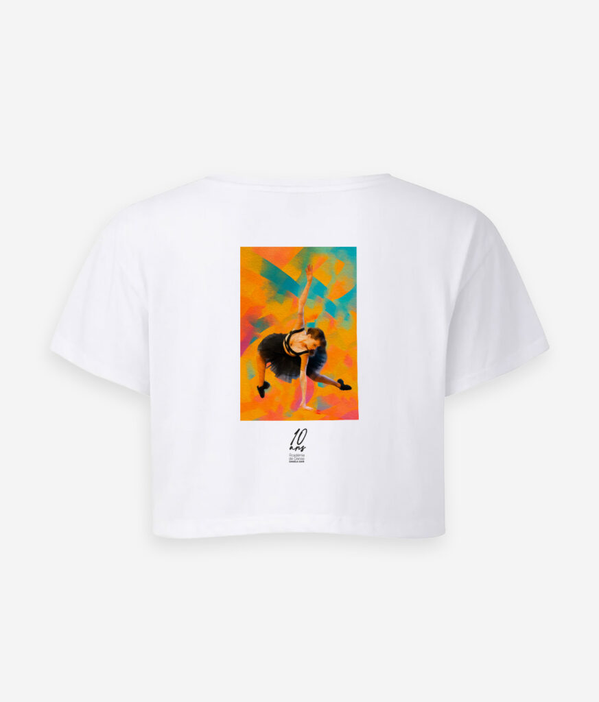 Tee-shirt crop top