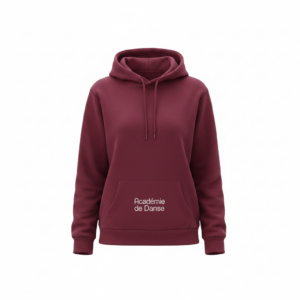 Sweat-shirt à capuche classique Wine