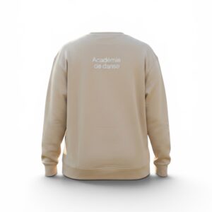 Sweat femme décontracté et zippé de côté