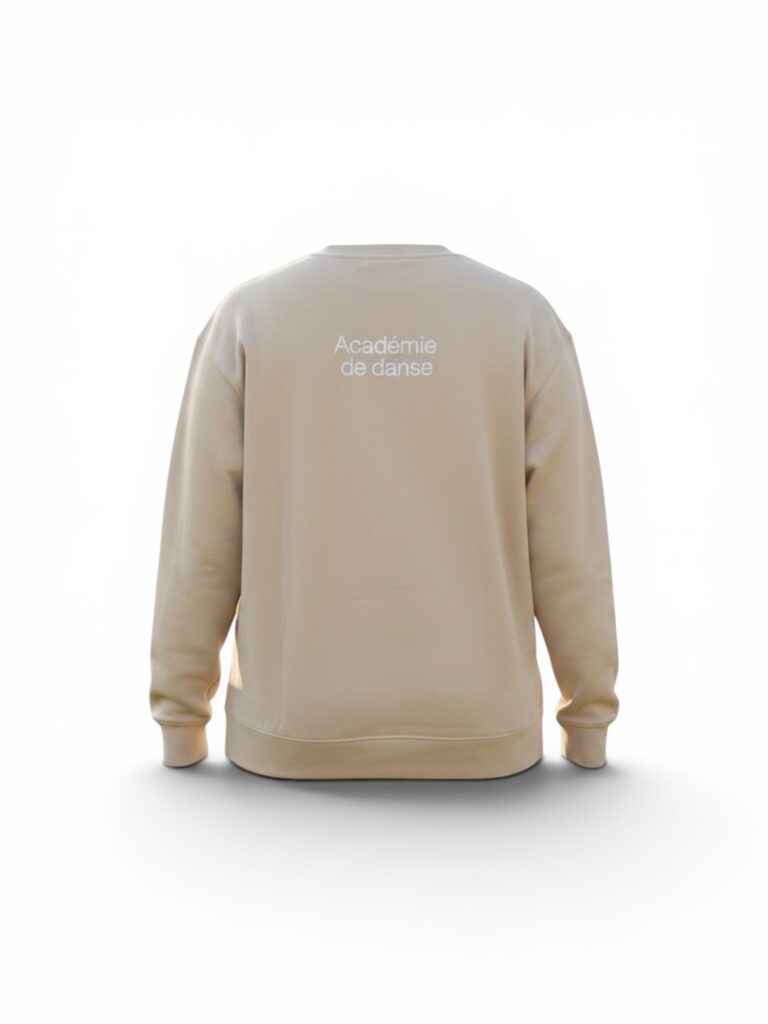 Sweat femme décontracté et zippé de côté