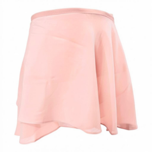 Jupe à nouer mousseline rose claire